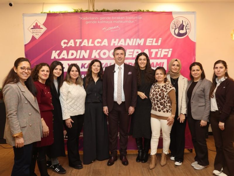 Başkan Erhan Güzel, Hanımeli Kadın Kooperatifi’nin 1. Yıl Dönümünde Üretici Kadınlarla Bir Araya Geldi