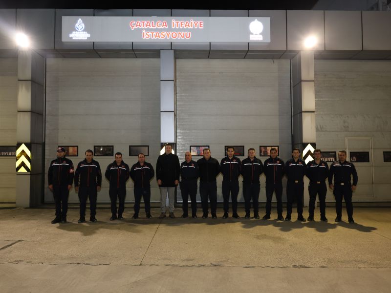 Başkan Erhan Güzel’den Yılbaşı Gecesi Görev Başındaki Ekiplerimize Ziyaret