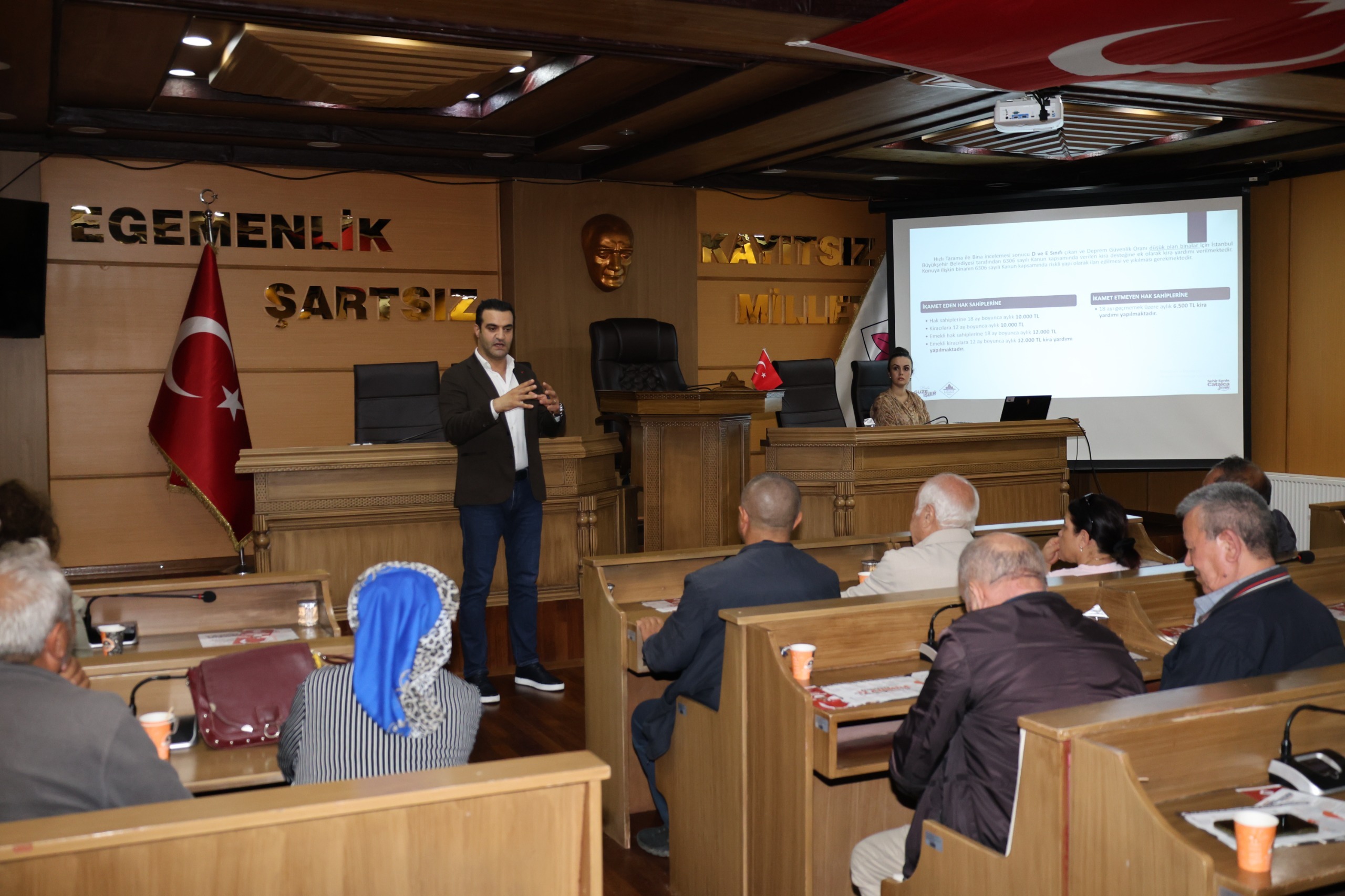 Sezer Apartmanı, Akın Apartmanı, Şahika Apartmanı, Hüseyin Kara Apartmanı, Büyükler Apartmanı ve komşu parsellerinde yer alan kat maliklerimizle bir araya geldik